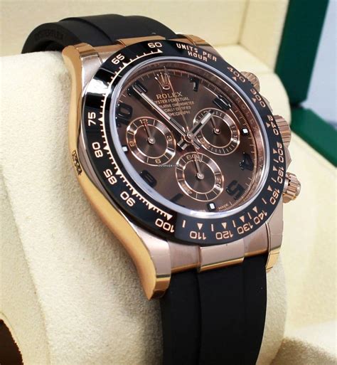 rolex daytona chocolate rubber|rolex daytona valore.